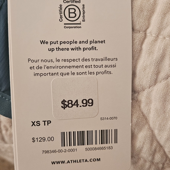 ATHLETA superset jacket new with tags XS, green - Picture 6 of 7